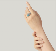 Load image into Gallery viewer, Anello Goccia Mare