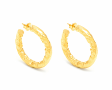 Carica l'immagine nel visualizzatore di Gallery, Orecchini Stone medi dorati