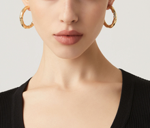 Carica l'immagine nel visualizzatore di Gallery, Orecchini Stone medi dorati
