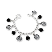Load image into Gallery viewer, Bracciale con pietre colorate e monete Gerardo Sacco