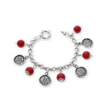 Load image into Gallery viewer, Bracciale con pietre colorate e monete Gerardo Sacco