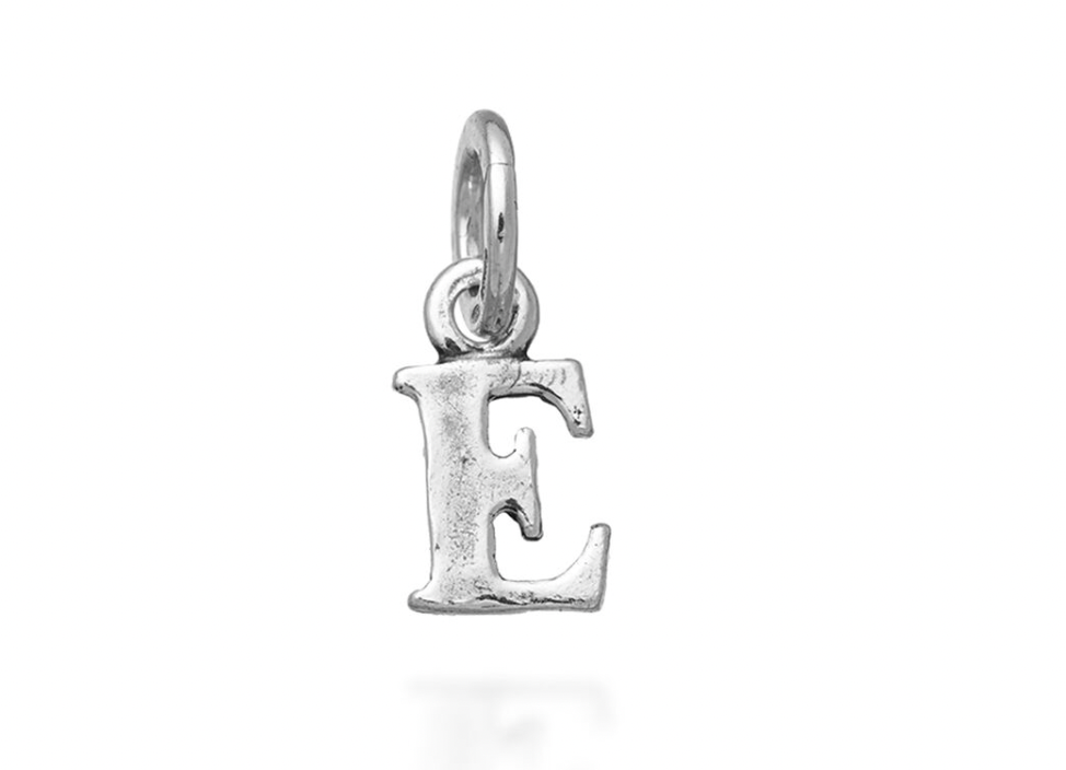 Charm mini lettera logo E