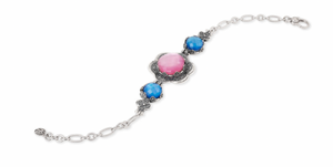 BRACCIALE NINFEA APERTA BLU