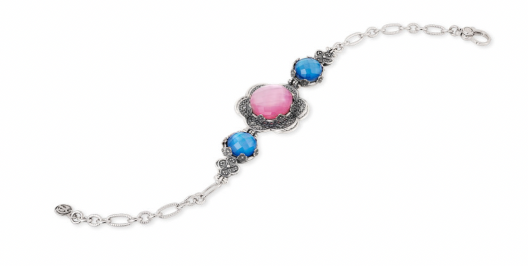 BRACCIALE NINFEA APERTA BLU
