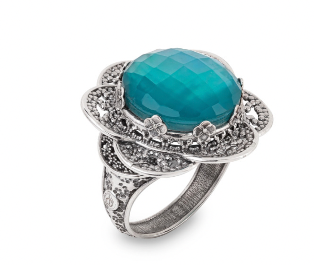 ANELLO NINFEA APERTA