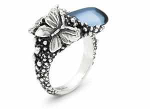 Anello Goccia Farfalle