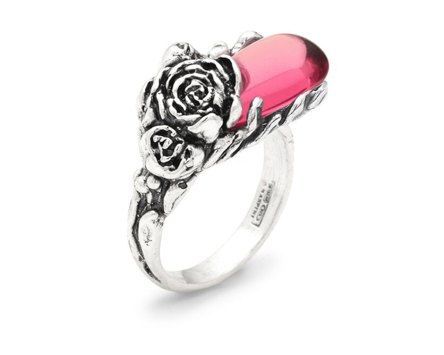 Anello Goccia Peonie