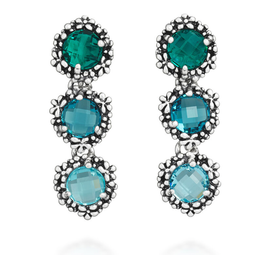 Orecchini Cascata Blue Ivy