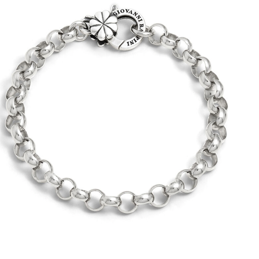Bracciale Rolò Chiusura Quadrifoglio