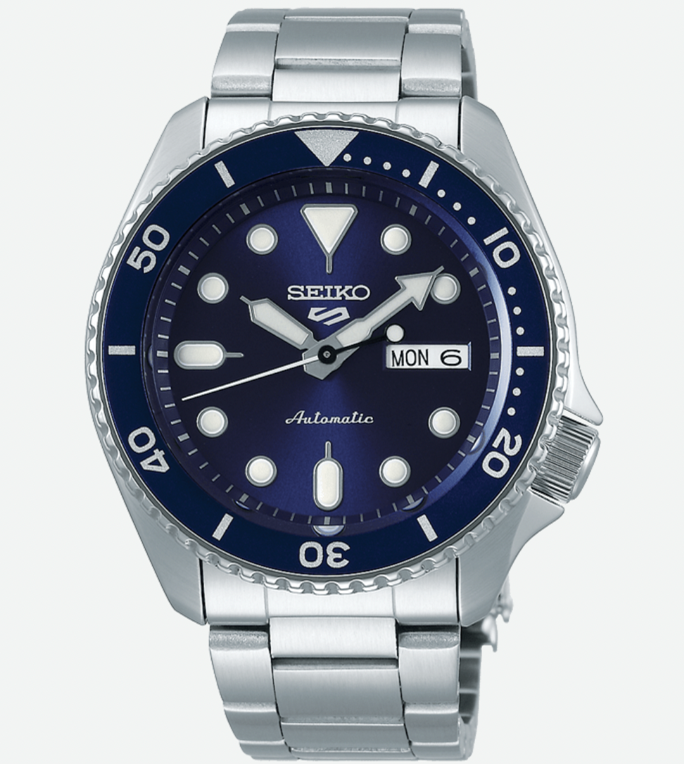 OROLOGIO SEIKO 5 SPORTS BLEU ACIER