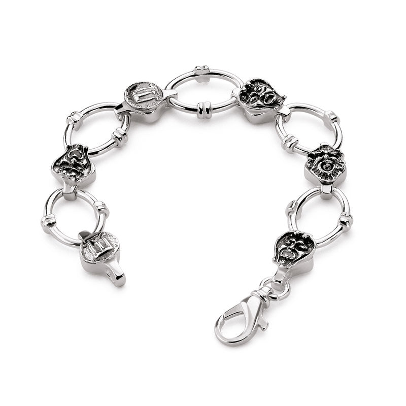 Bracciale con Maschere e Monete