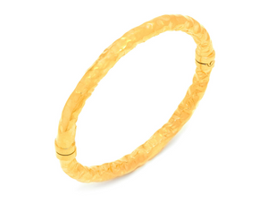 Bangle stone dorato piccolo