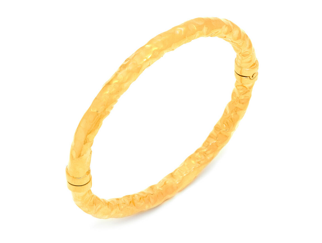 Bangle stone dorato piccolo