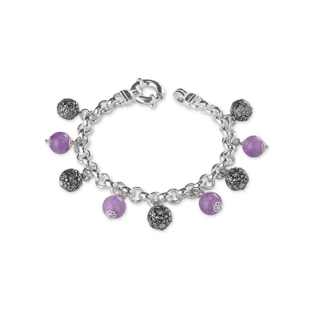 Bracciale Gaia viola Gerardo Sacco