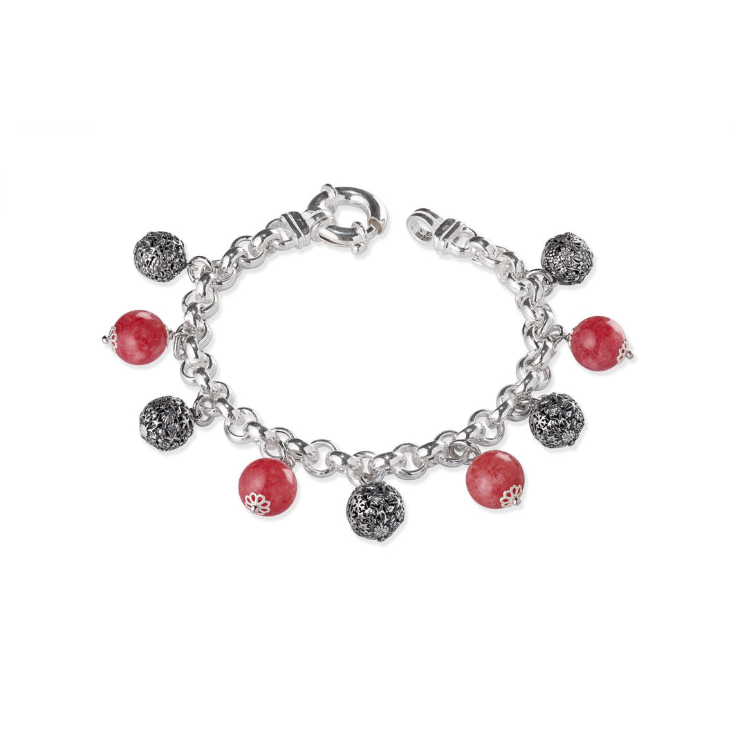 Bracciale Gaia rosso Gerardo Sacco