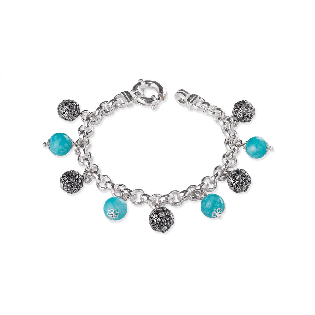 Bracciale Gaia azzurro Gerardo Sacco